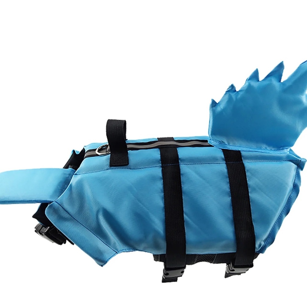 NWOT Dog Life Jacket X-Large blue reflective please see description